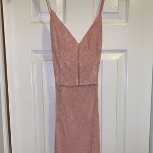 Pink blush dress. Worn once